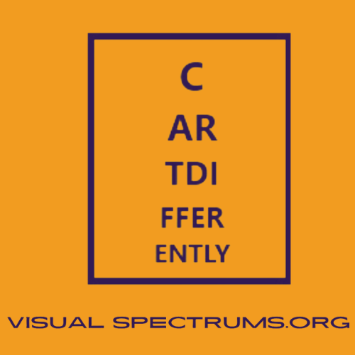 4"x4" "See Art Differently" Sticker